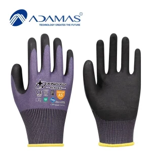 AD1805 ADAMAS® 18G Ultra-Thin Food Safe ANSI A5 Cut Resistant Gloves with Dumax® Nitrile Foam