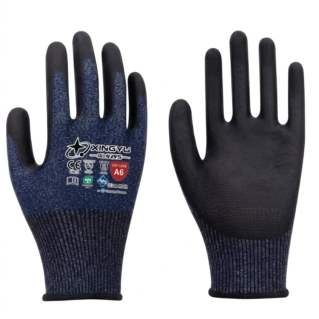AM1506 ADAMAS® 15G ANSI A6 Breathable Cut Resistant Gloves