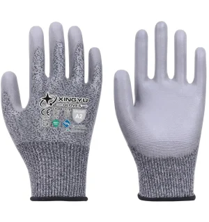 AP1302 ADAMAS® 13G PU Coated A2 Cut Resistant Gloves