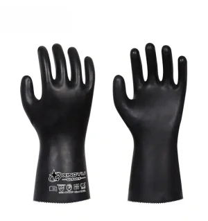 CM3000 EN374 Brominated Butyl Rubber Gloves