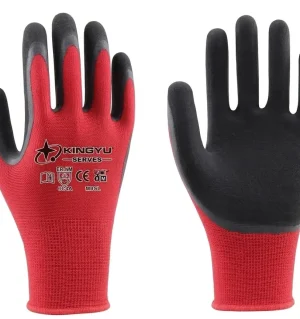 L2001 Breathable Latex Sandy Coated Work Gloves for Small Part Handling