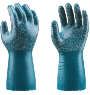 N7100 EN374 Nitrile Chemical Handling Gloves