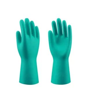 N1555 En374 Heavy Duty Chemical Resistant Acid Proof Gloves