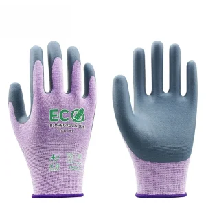 ECO Biorecyclable 15G Recycled PET Work Gloves