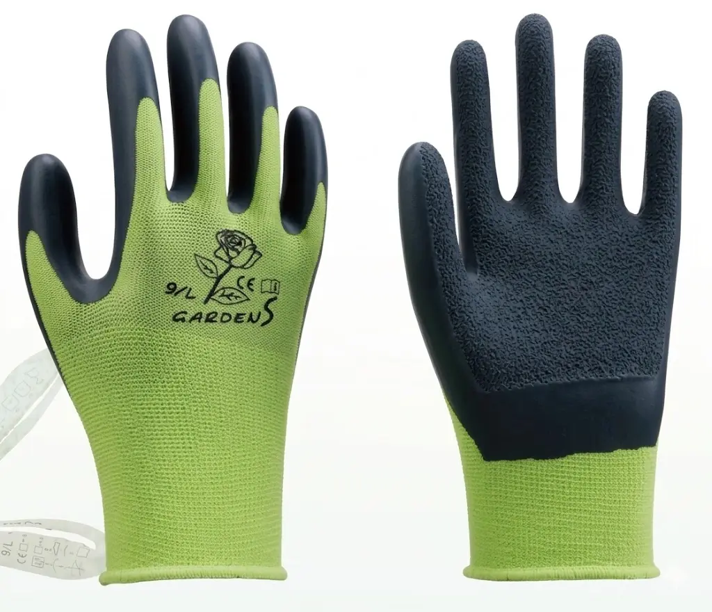ECO-Latex Series 15G Breathable Garden Work Gloves for Women